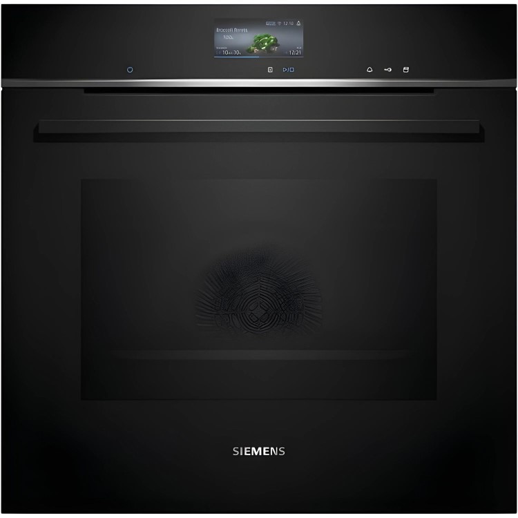 Refurbished Siemens iQ700 CM724G1B1B Built In 45L 900W Combination Microwave Oven Black