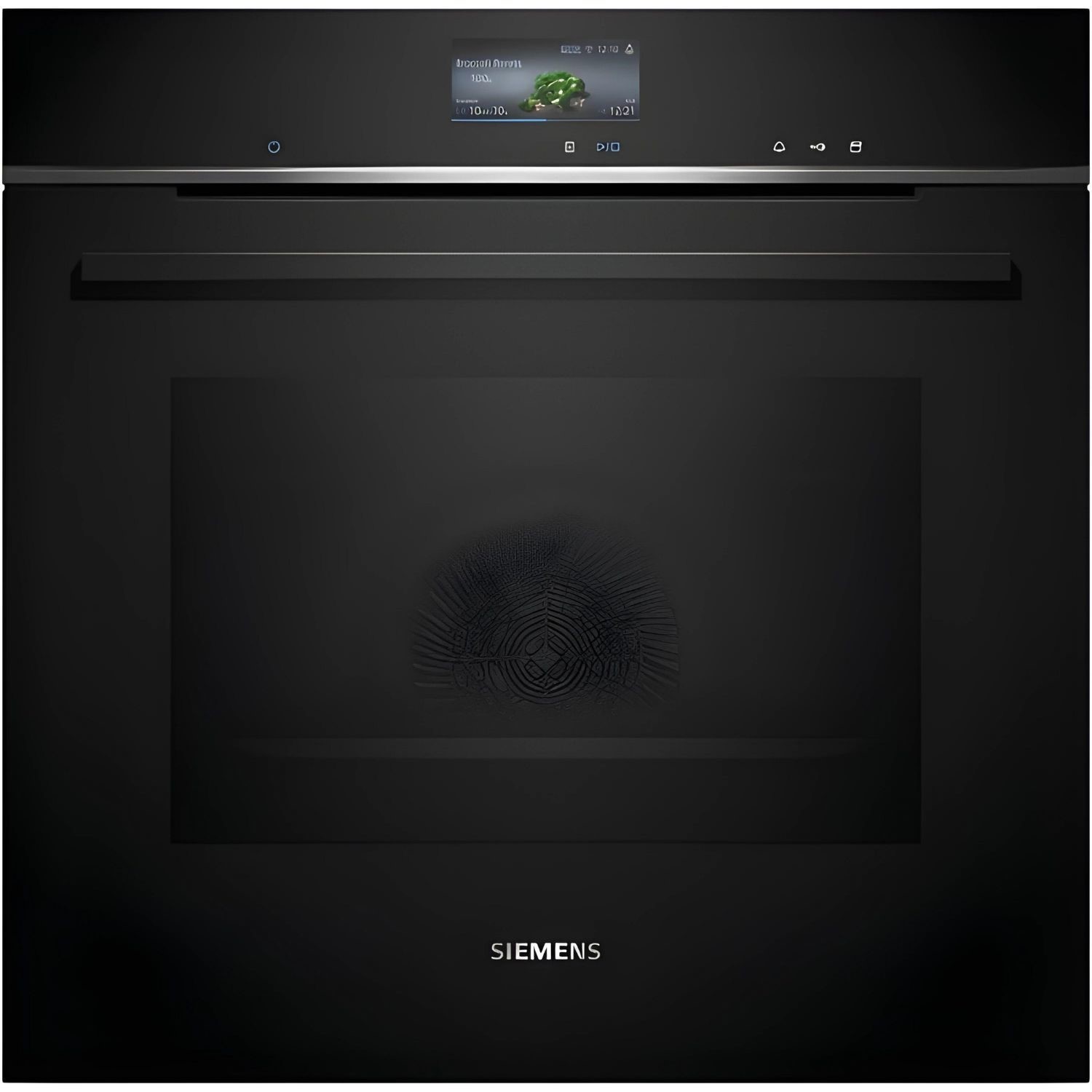 Siemens HR776G1B1B iQ700 Built In Electric Single Oven with Steam Function - Black
