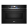 Siemens iQ700 Built-In Combination Microwave Oven - Black