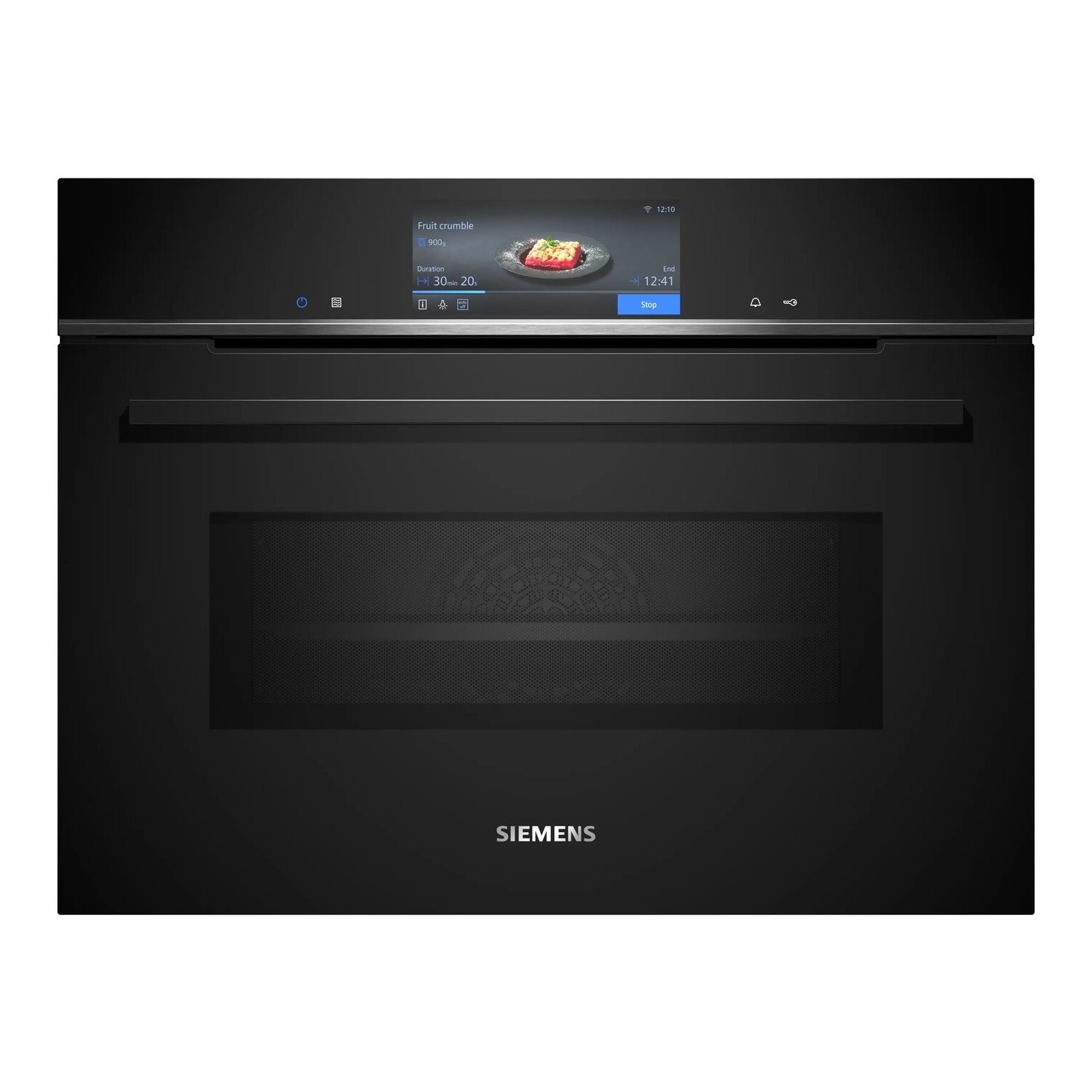 Siemens CM778GNB1B iQ700 Built-In Combination Microwave Oven - Black