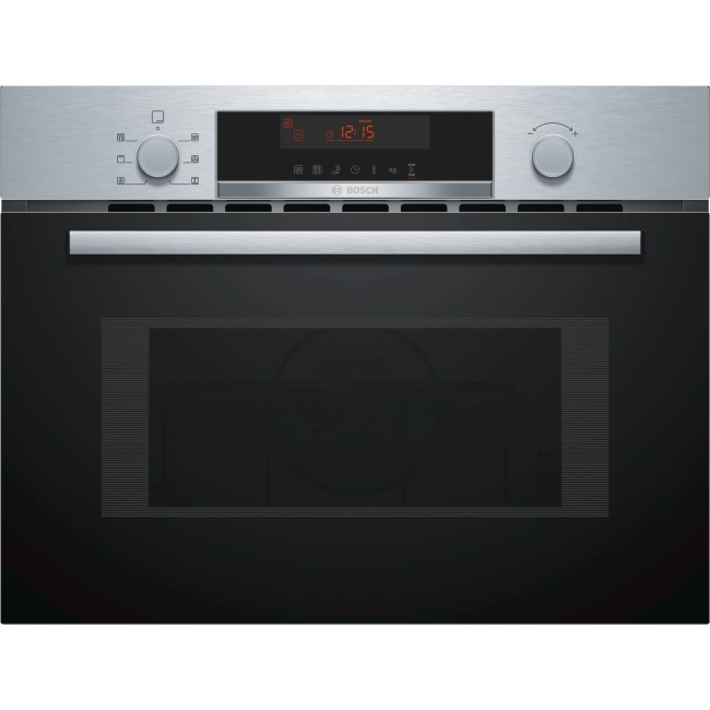 Refurbished Bosch Serie 4 CMA583MS0B Built In 44L 900W Microwave Oven Stainless Steel