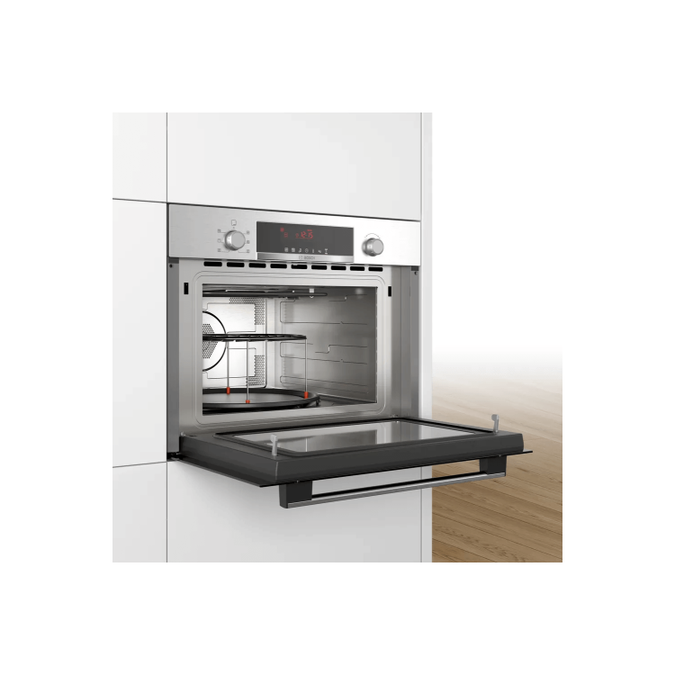 Refurbished Bosch Serie 4 CMA583MS0B Built In 44L 900W Microwave Stainless Steel