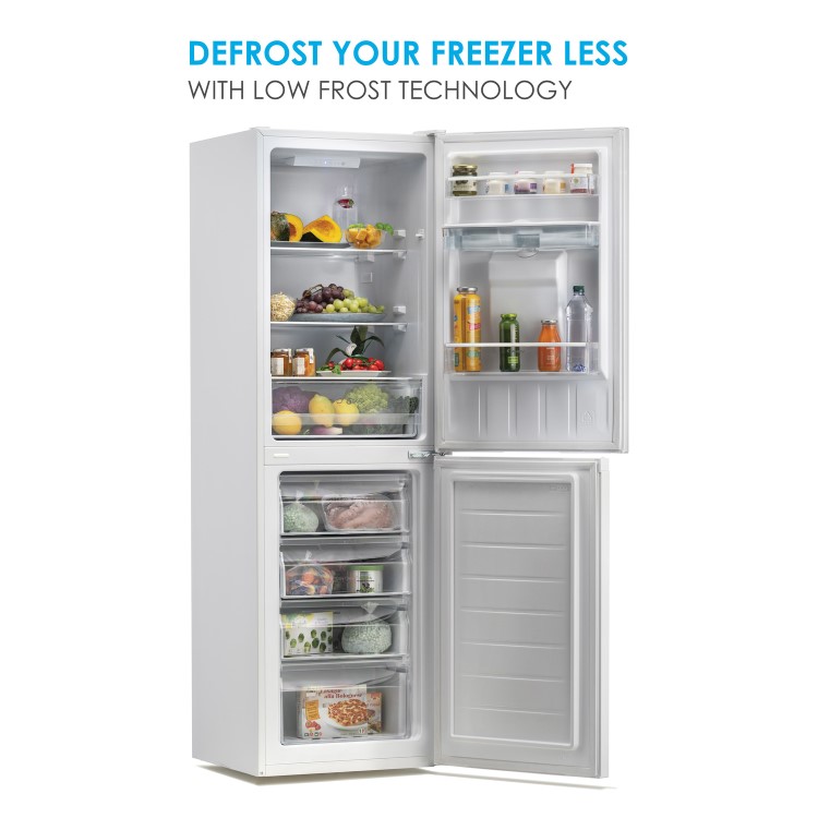 Candy 253 Litre 50/50 Freestanding Fridge Freezer - White