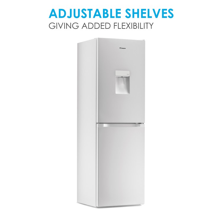 Candy 253 Litre 50/50 Freestanding Fridge Freezer - White