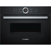 Refurbished Bosch CMG633BB1B Serie 8 Built in 45 Litre with Microwave Compact Oven
