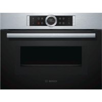 GRADE A1 - As new but box opened - Bosch CMG633BS1B Compact Height Built-in Combination Microwave Oven Stainless Steel