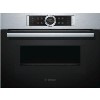 GRADE A2 - Bosch CMG633BS1B Compact Height Built-in Combination Microwave Oven Stainless Steel