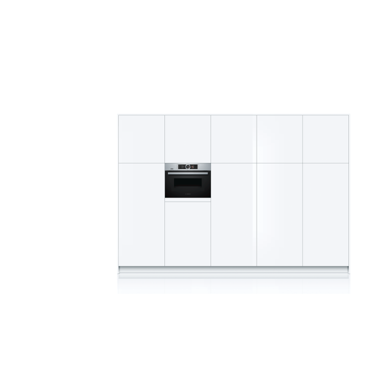 Bosch Series 8 Compact Combination Oven and Microwave with Home Connect - Stainless Steel