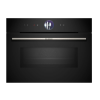 Bosch Series 8 45L Built-In Combination Microwave Oven - Black