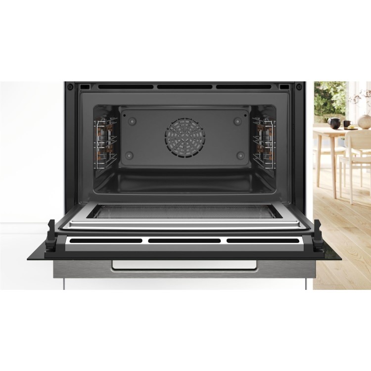Bosch Series 8 Built-In Combination Microwave Oven - Black