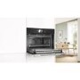 Refurbished Bosch Series 8 CMG778NB1 Built In 45L 900W Combination Microwave Oven Black