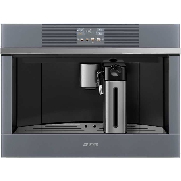 Smeg Linea Built-in Automatic Coffee Machine - Silver