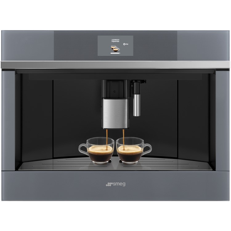 Smeg Linea Built-in Automatic Coffee Machine - Silver