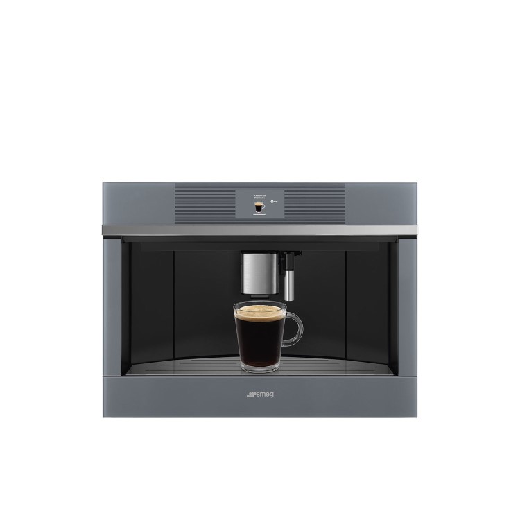 Smeg Linea Built-in Automatic Coffee Machine - Silver