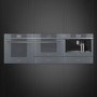 Smeg Linea Built-in Automatic Coffee Machine - Silver