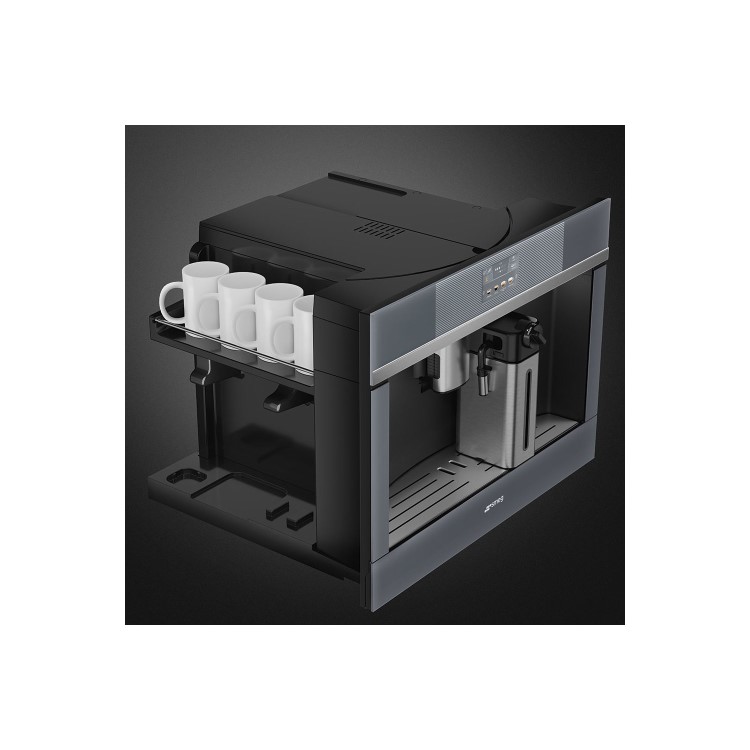 Smeg Linea Built-in Automatic Coffee Machine - Silver