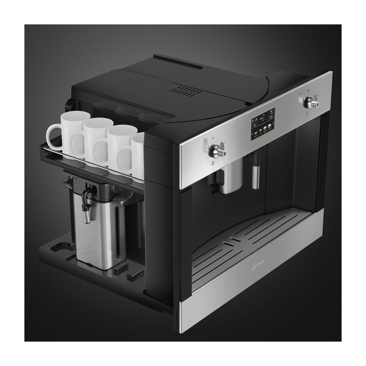 Smeg CMS4303X Classic Automatic Built-in Coffee Machine - Stainless Steel