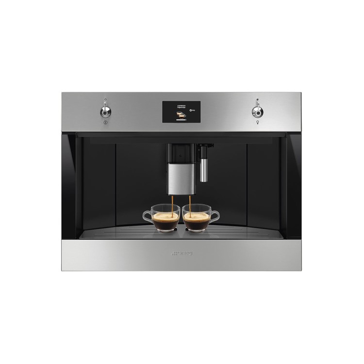 Smeg CMS4303X Classic Automatic Built-in Coffee Machine - Stainless Steel