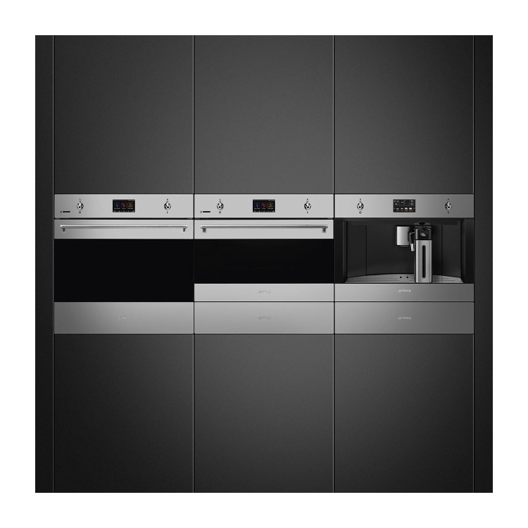 Smeg CMS4303X Classic Automatic Built-in Coffee Machine - Stainless Steel