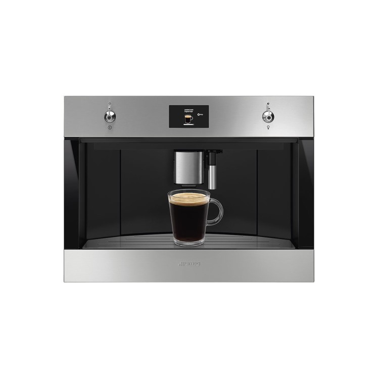 Smeg CMS4303X Classic Automatic Built-in Coffee Machine - Stainless Steel