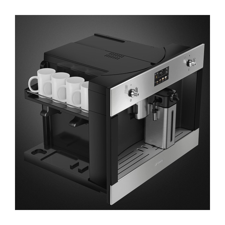 Smeg CMS4303X Classic Automatic Built-in Coffee Machine - Stainless Steel