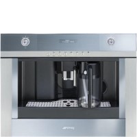 Smeg CMSC451 Linea Compact Fully Automatic Built-in Coffee Machine Stainless Steel