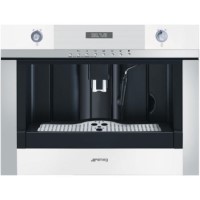 Smeg CMSC45B Linea Compact Fully Automatic Built-in Coffee Machine - White