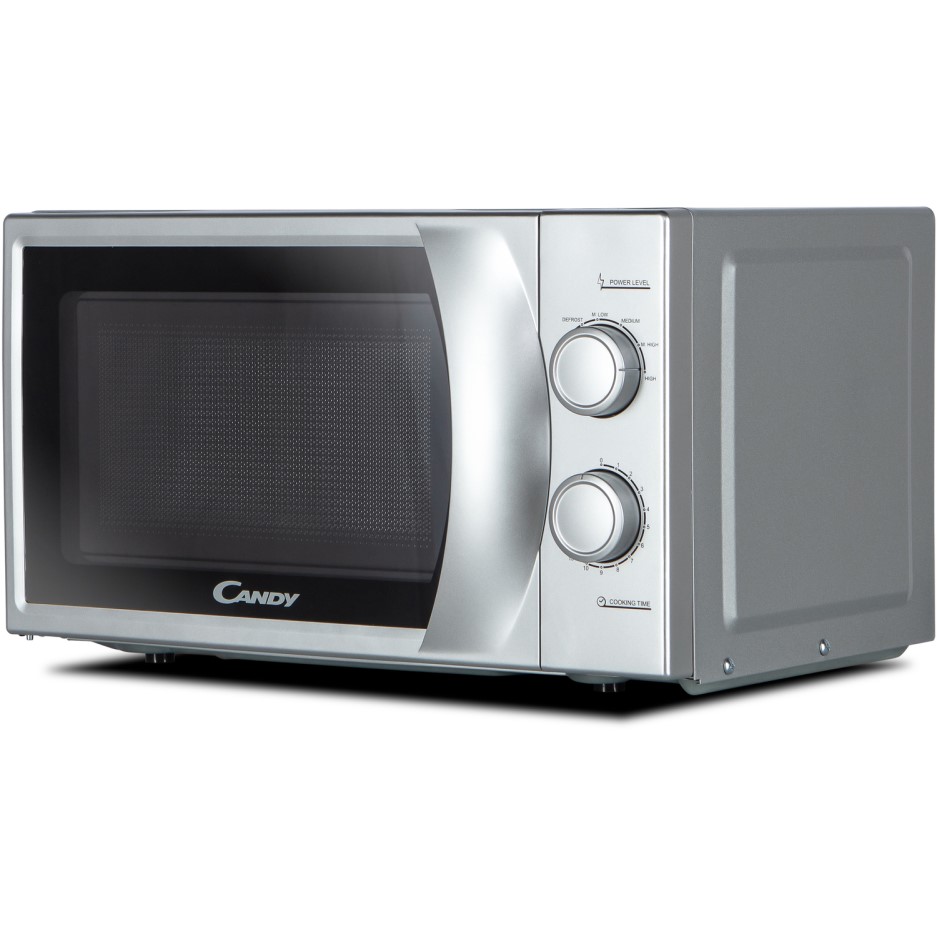 Candy CMW2070S 700W 20L Freestanding Microwave Oven Silver Appliances Direct