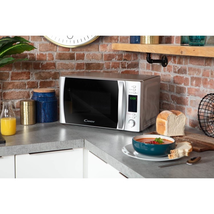 Candy CMXW20DS 700W 20L Freestanding Microwave Oven - Silver