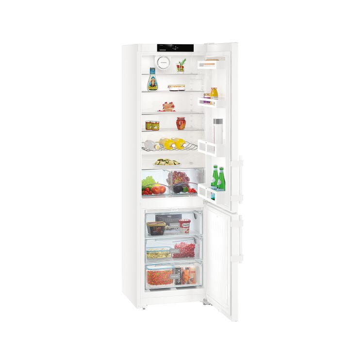 Liebherr CN4015 Comfort 201x60cm Extra Efficient NoFrost Freestanding Fridge Freezer White