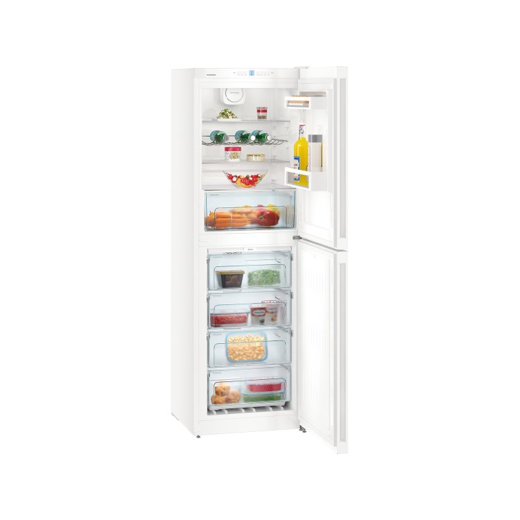 GRADE A2 - Liebherr CN4213 186x60cm 294L NoFrost Freestanding Fridge Freezer - White