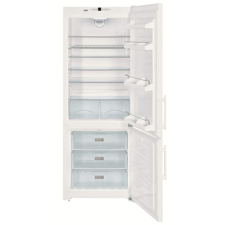 liebherr CN5113 75cm wide Frost Free Freestanding Fridge Freezer - White