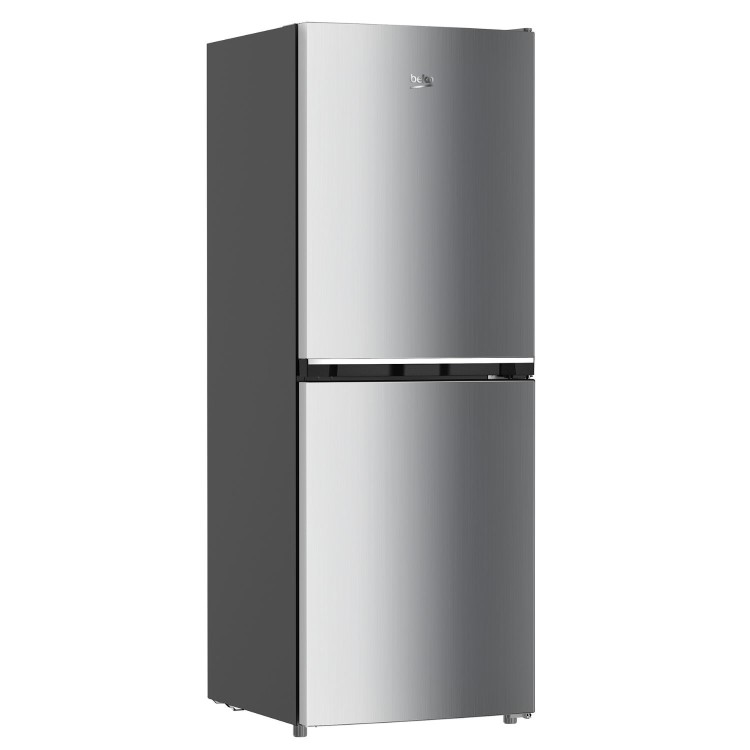 Beko 197 Litre 50/50 Freestanding Fridge Freezer - Stainless Steel