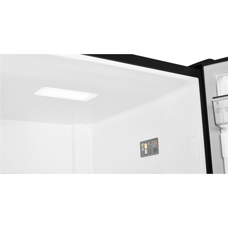 GRADE A2 - Beko CNG1672EB 70/30 Freestanding Frost Free Fridge Freezer With EverFresh - Black