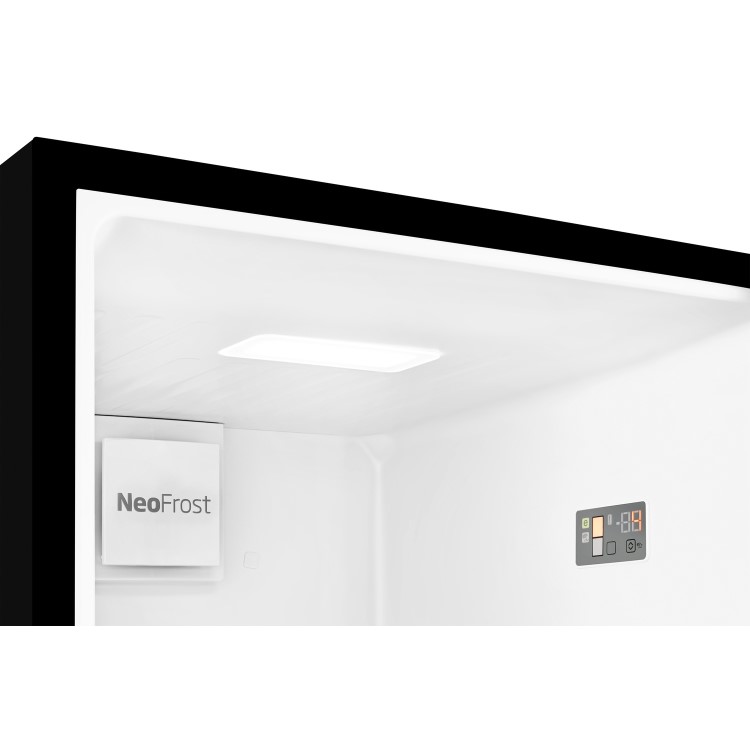 GRADE A2 - Beko CNG1672EB 70/30 Freestanding Frost Free Fridge Freezer With EverFresh - Black