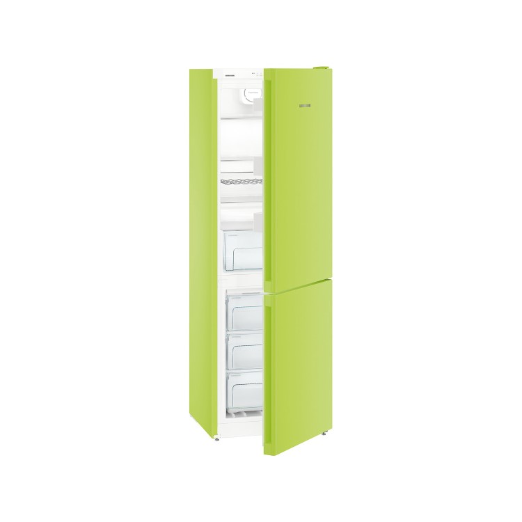 Refurbished Liebherr CNKW4313 Freestanding 304 Litre Frost Free Fridge Freezer Kiwi Green