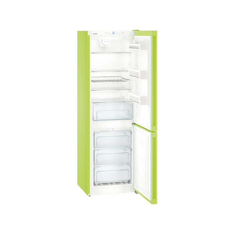 Refurbished Liebherr CNKW4313 Freestanding 304 Litre Frost Free Fridge Freezer Kiwi Green