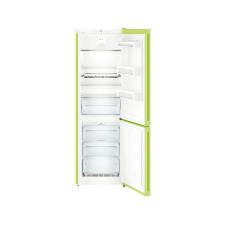 Refurbished Liebherr CNKW4313 Freestanding 304 Litre Frost Free Fridge Freezer Kiwi Green