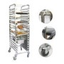 Culinox 18 Tier GN 1/1 Clearing Trolley - Stainless Steel