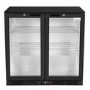 Culinox Double Hinged Door Bottle Cooler - 207 Ltr, Black, Plug In