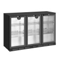 CNX-BB3HB Culinox Triple Hinged Door Bottle Cooler - 328Ltr, Black, 1350mm Wide