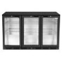 Culinox Triple Hinged Door Bottle Cooler - 328 Ltr, Black, 1350mm Wide