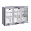 CNX-BB3HS Culinox Triple Hinged Door Bottle Cooler - 328Ltr, Silver, 1350mm Wide