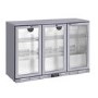 Culinox Triple Hinged Door Bottle Cooler - 328 Ltr, Silver, 1350mm Wide
