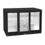 Culinox Triple Sliding Door Bottle Cooler - 328 Ltr, Black, Plug In