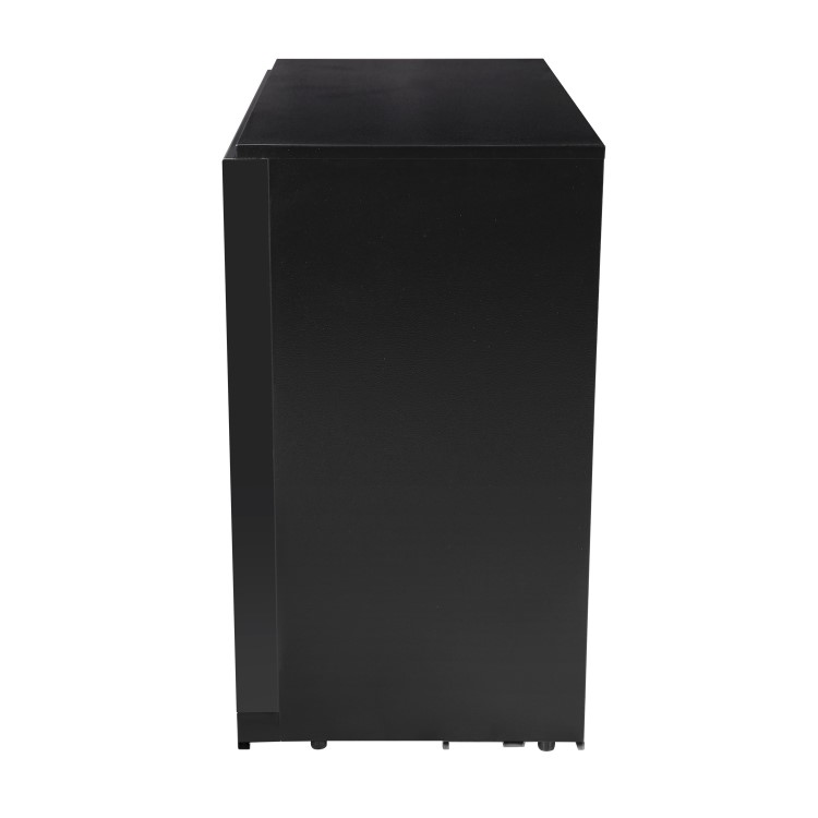 Culinox Triple Sliding Door Bottle Cooler - 328 Ltr, Black, Plug In