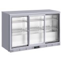 CNX-BB3SS Culinox Triple Sliding Door Bottle Cooler - 328Ltr, Silver, 1350mm Wide