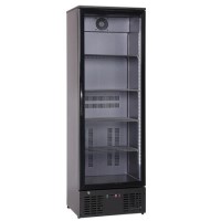 Culinox LG-310H Upright Display Fridge - 243 Ltr Black