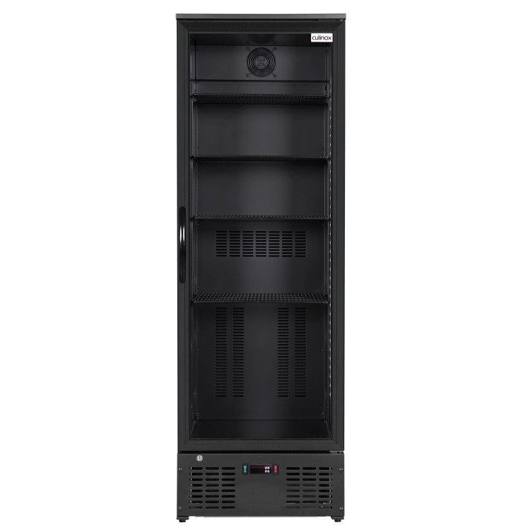 Culinox LG-310H Upright Display Fridge - 243 Ltr Black