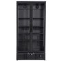 Culinox LG-510H Premium Double Door Upright Display Fridge - 384 Ltr Black
